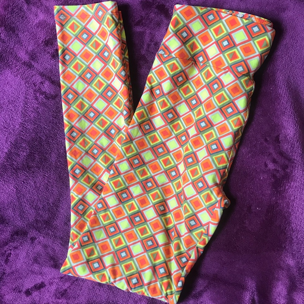 RARE! Bright & fun LuLaRoe leggings